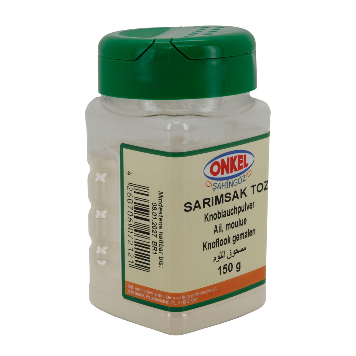 Knoblauchpulver Onkel Sarımsak Toz | Gewürz | Gemahlen | 150 g ONKEL SAHINGÖZ