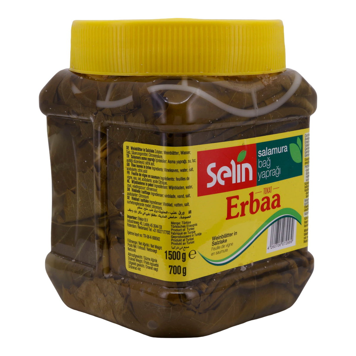 Weinblätter Selin | Tokat Erbaa | In Salzlake | 1500g SELIN