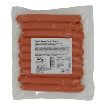 Saucisse Frankfurt au poulet EFEZADE