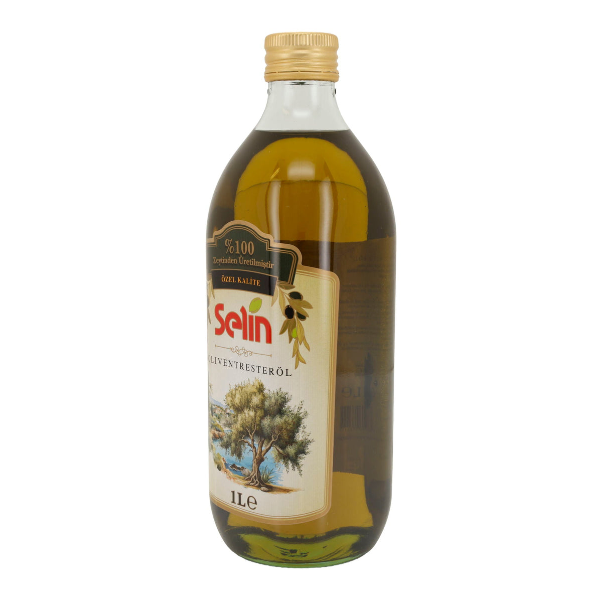 Selin Oliventresteröl | Natives Olivenöl Extra | Erste Güteklasse, hochwertige Qualität aus der Türkei | 1000 ml SELIN