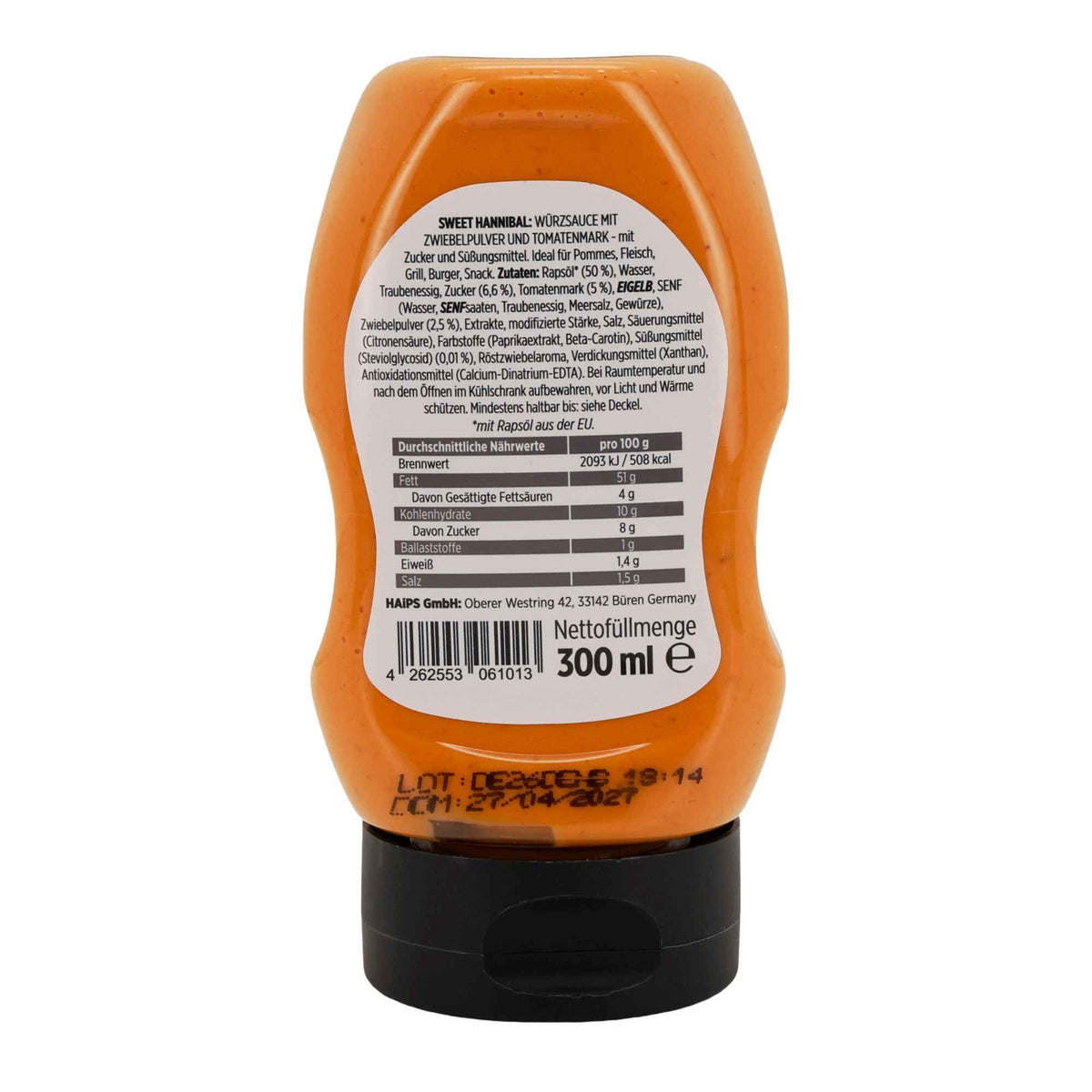 Ya'ummi Sweet Hannibal Würzsauce | Süß-Pikante Burgersauce | 300 ml