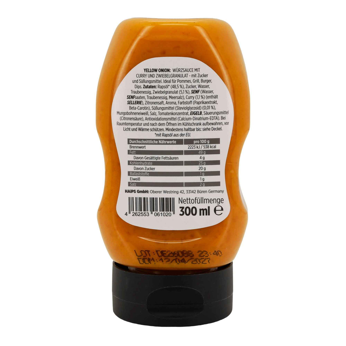 Ya'ummi Yellow Onion Sauce | Würzige Zwiebel Curry Sauce | 300 ml