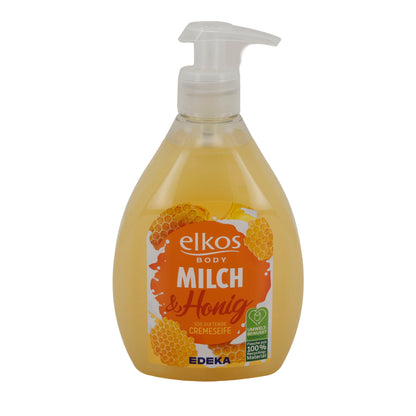 Cremeseife elkos BODY | Melk & Honing | 500 ml