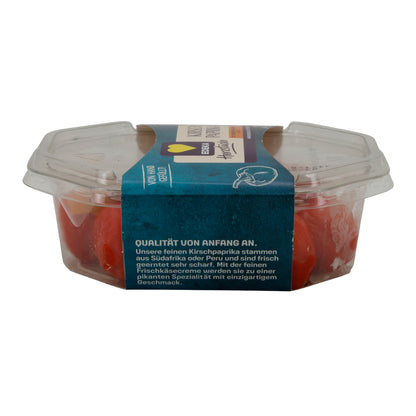 Cherry Peppers EDEKA Heart Pieces | With Cream Cheese, Spicy Antipasti Specialty | 150 g