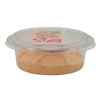 Creme Gut & Günstig Kirschpaprika Antipasti-Creme | Crema di formaggio fresco piccante | Delicata nota di paprika | 150 g