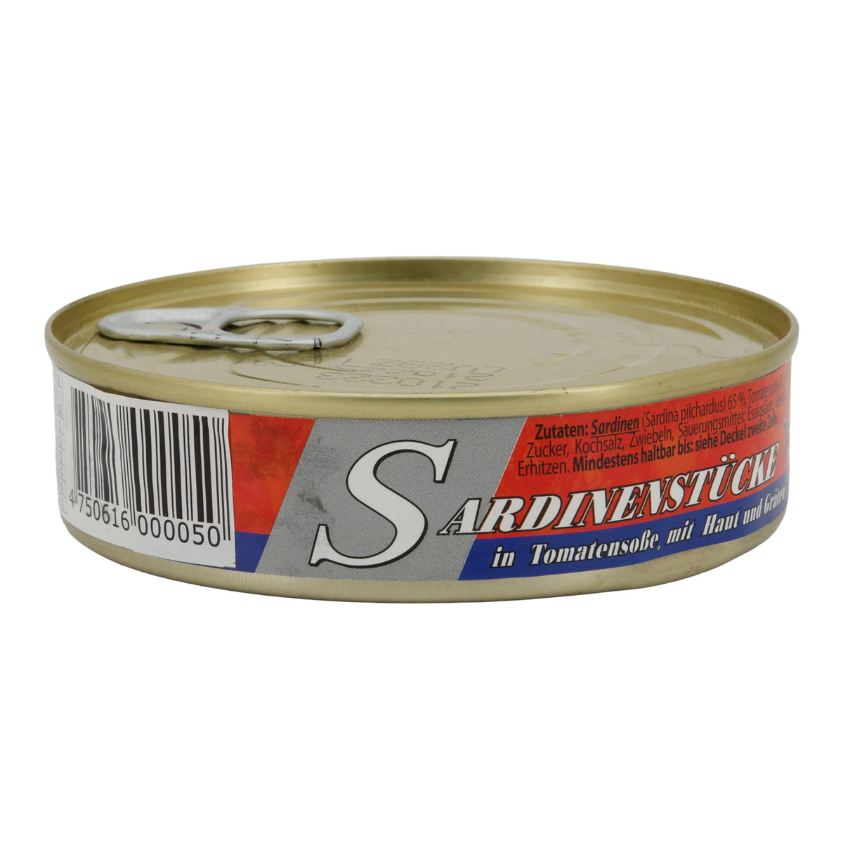 Sardinenstücke | In Tomatensoße | Mit Haut & Gräten | 160 g MONOLITH