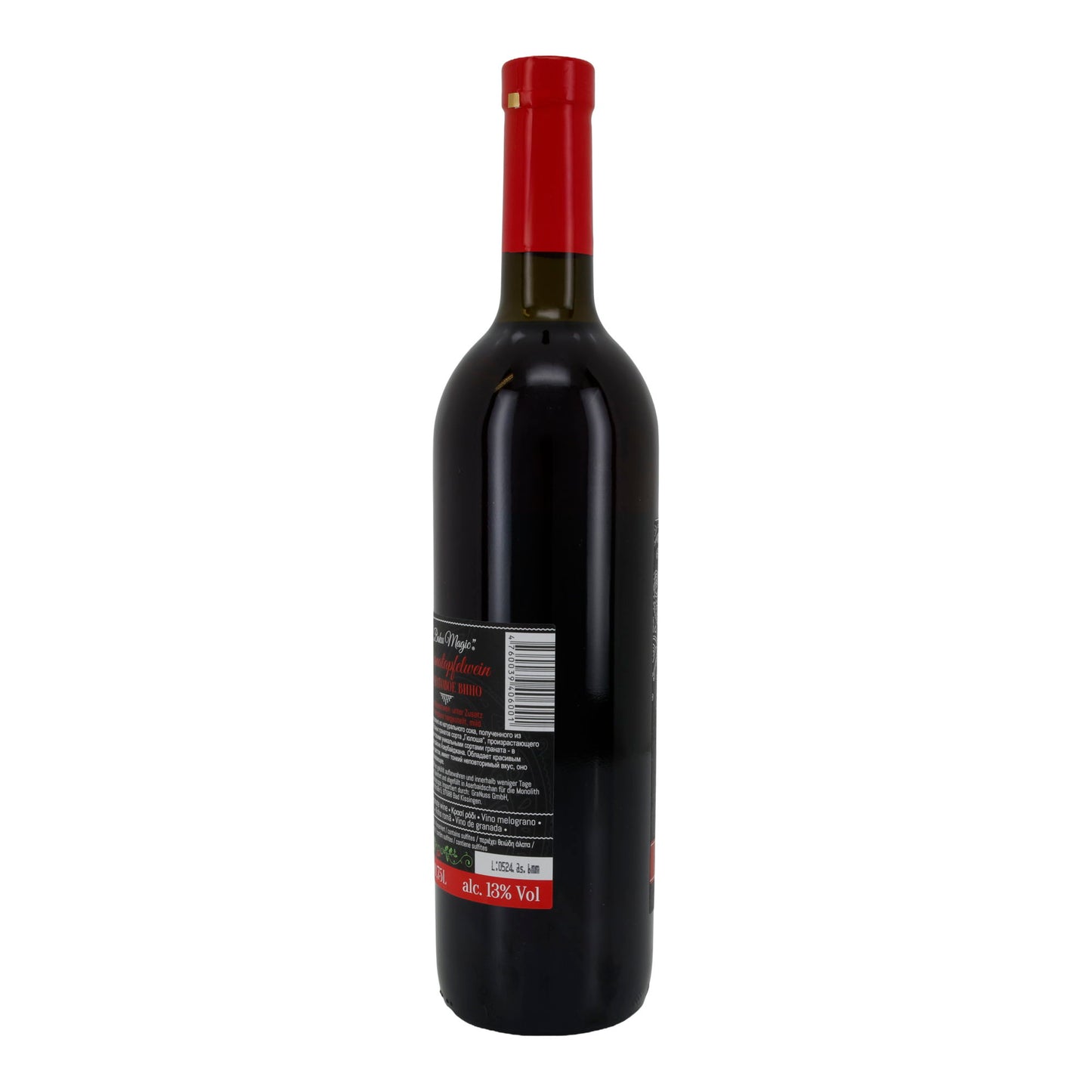 Granaatappelwijn Baku Magic | Fruitwijn | uit Azerbeidzjan | 0,75 l fles (rode capsule)