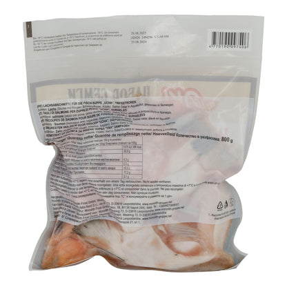 Pezzi di salmone RybOK! | Per zuppa di pesce (Ucha) | Tradizionale russo | 800 g