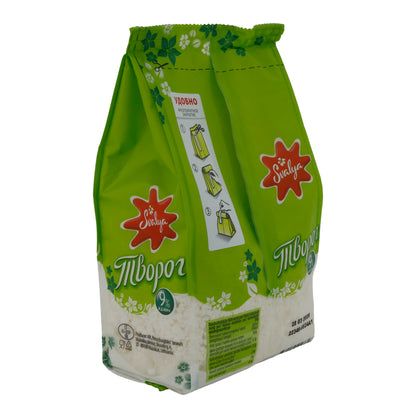 Formaggio fresco Svalya Tvorog lituano | Classico granuloso | 9 % grassi | 450 g