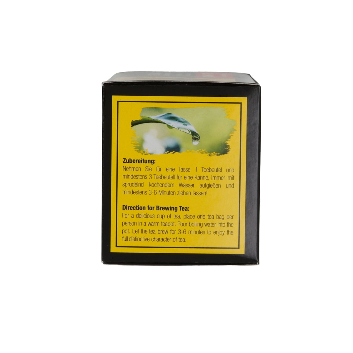 Schwarztee Goran-Tee Mevlana | Luxus-Mischung | Aromatischer Schwarztee mit Bergamotte | 50 g (25 x 2 g)