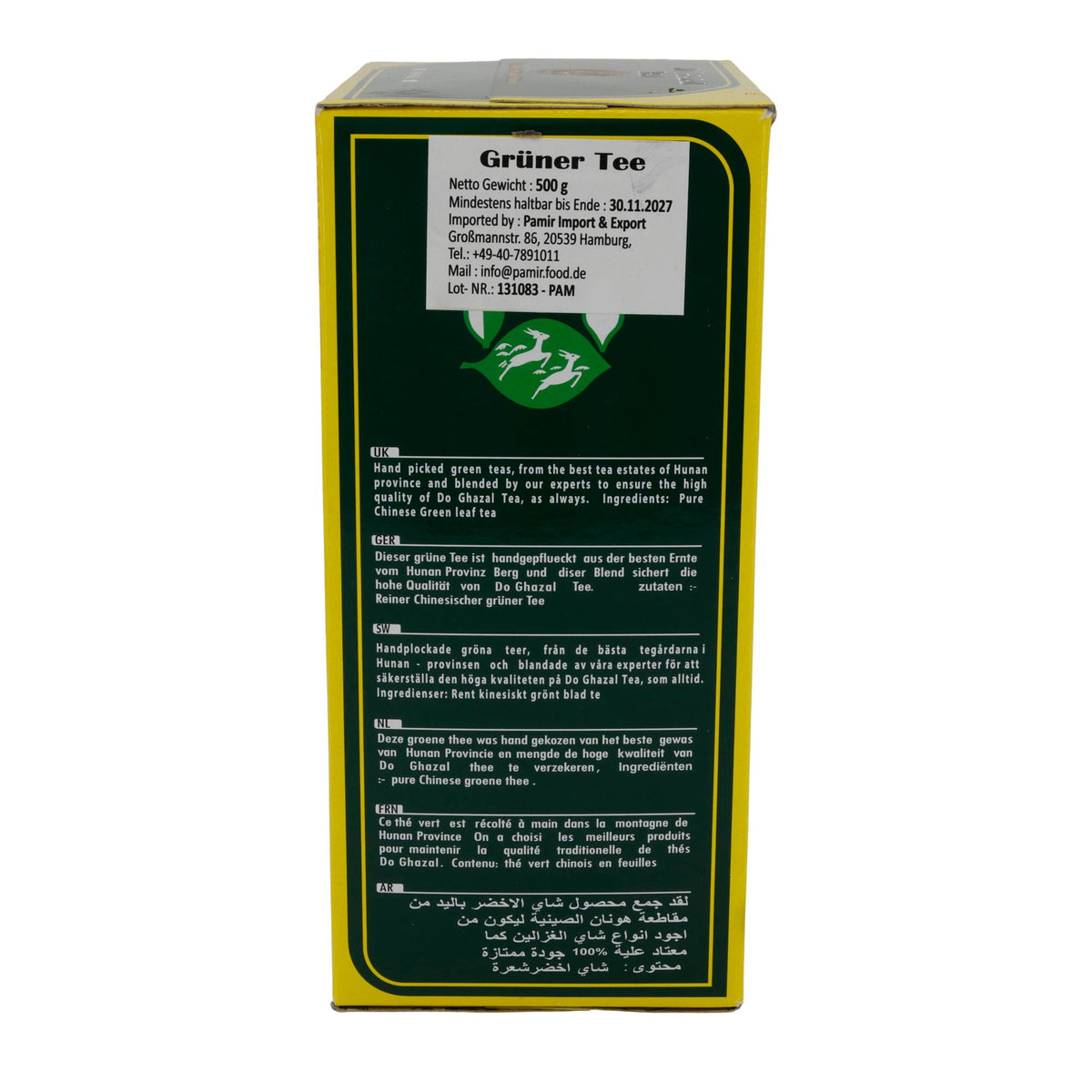 Grüner Tee Do Ghazal | Handgepflückt | chinesischer Grüntee | 500 g DO GHAZAL