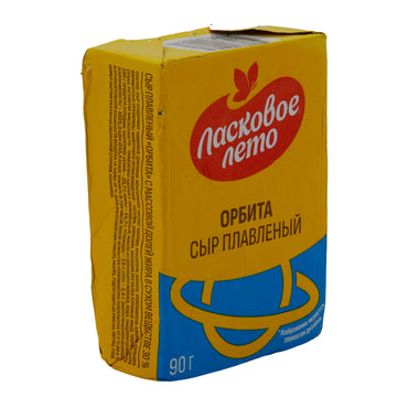 Formaggio fuso Laskovoe Leto Formaggio fuso "Orbita" | Cremoso | Gusto di formaggio | 90 g