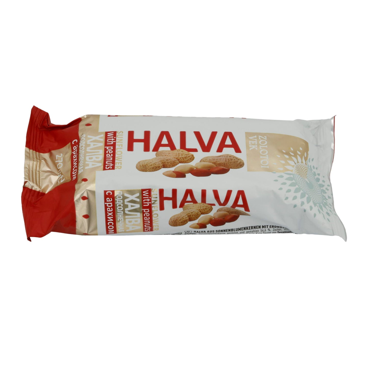 Halva Zolotoy Vek | Süßigkeit | Mit Erdnüssen | 270g ZOLOTOI VEK