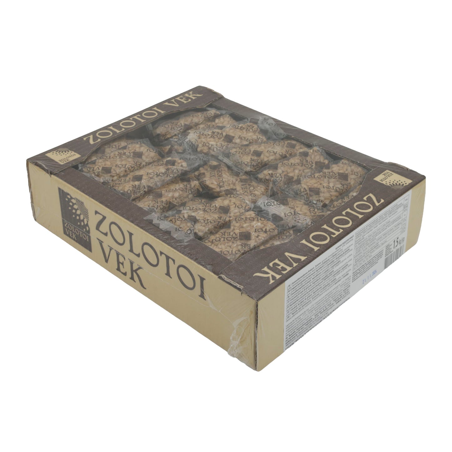 Halva Zolotoi Vek | Met zonnebloempitten | Klassieke oosterse lekkernij in individuele porties | 1,5 kg