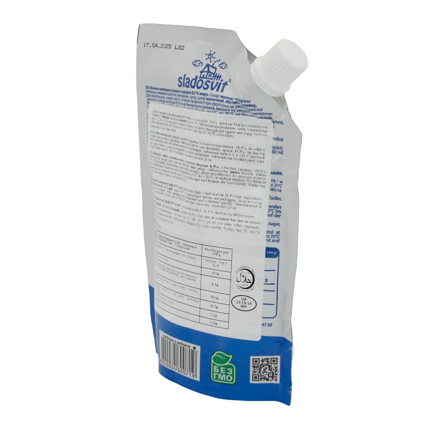 Gezoete Gecondenseerde Melk Sladosvit | Gecondenseerde Melk | Ideaal voor desserts en koffie | 270 g