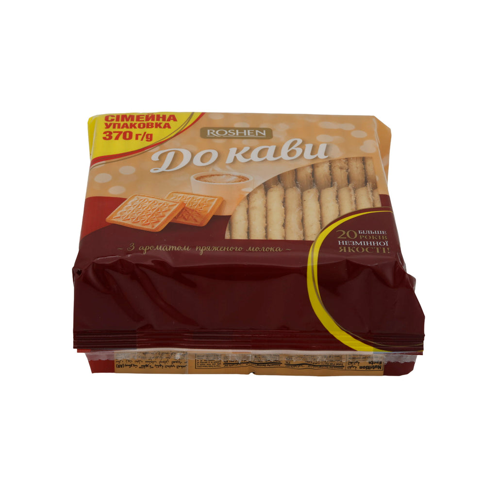 „Do Kavy“ Kekse Roshen | Gebäck | Mit Milchgeschmack | 370 g Packung