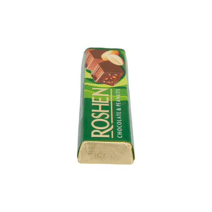 Roshen Çikolata Barı | Yer Fıstıklı | Kıtır Dolgulu Kremalı Sütlü Çikolata | 38 g Bar