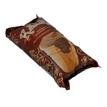 Eis Kazka | Kakaogeschmack | Cremig, knuspriger Waffelbecher | 70 g / 150 ml KASKA