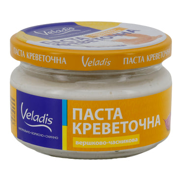 Crema di gamberi Veladis Crema di gamberi con aglio | Crema di gamberi | Delizia marina cremosa | 160 g