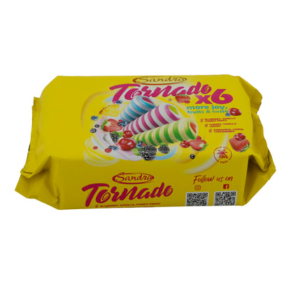 Eis Sandra | Tornado x6 | Fruttato-cremoso, gelato su stecco | 420 g / 510 ml