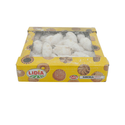 Feingebäck „Molokoewitsch“ Lidia | Biscotti | Biscotti delicati con ripieno di frutta e zucchero a velo | 450 g