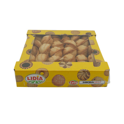Pastry Lidia "Oreschki" | Classic Russian Cookies | With Sweetened Condensed Milk Filling | 600 g
