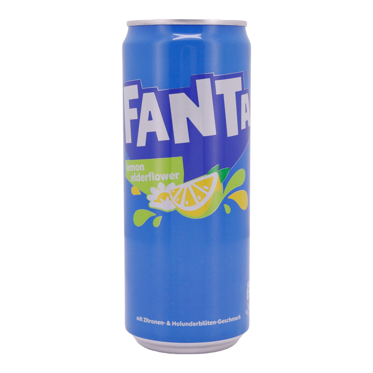 Erfrischungsgetränk Fanta Lemon Elderflower | Getränk | mit Zitronen- und Holunderblütengeschmack | 330 ml