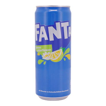 Erfrischungsgetränk Fanta Lemon Elderflower | Getränk | mit Zitronen- und Holunderblütengeschmack | 330 ml FANTA