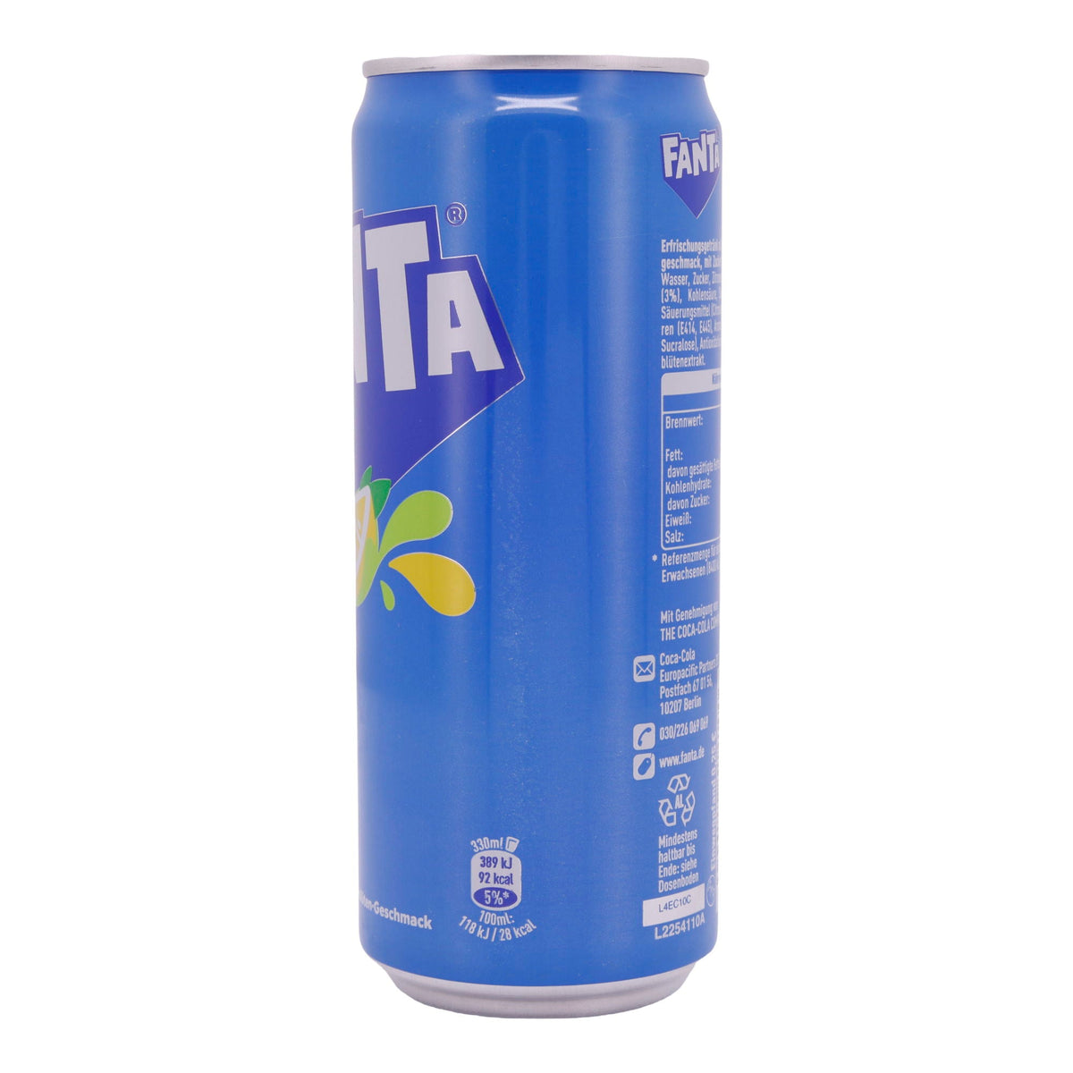 Erfrischungsgetränk Fanta Lemon Elderflower | Getränk | mit Zitronen- und Holunderblütengeschmack | 330 ml FANTA
