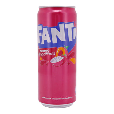 Erfrischungsgetränk Fanta | Mango Dragonfruit | Mit Mango- & Drachenfrucht-Geschmack | 330 ml FANTA