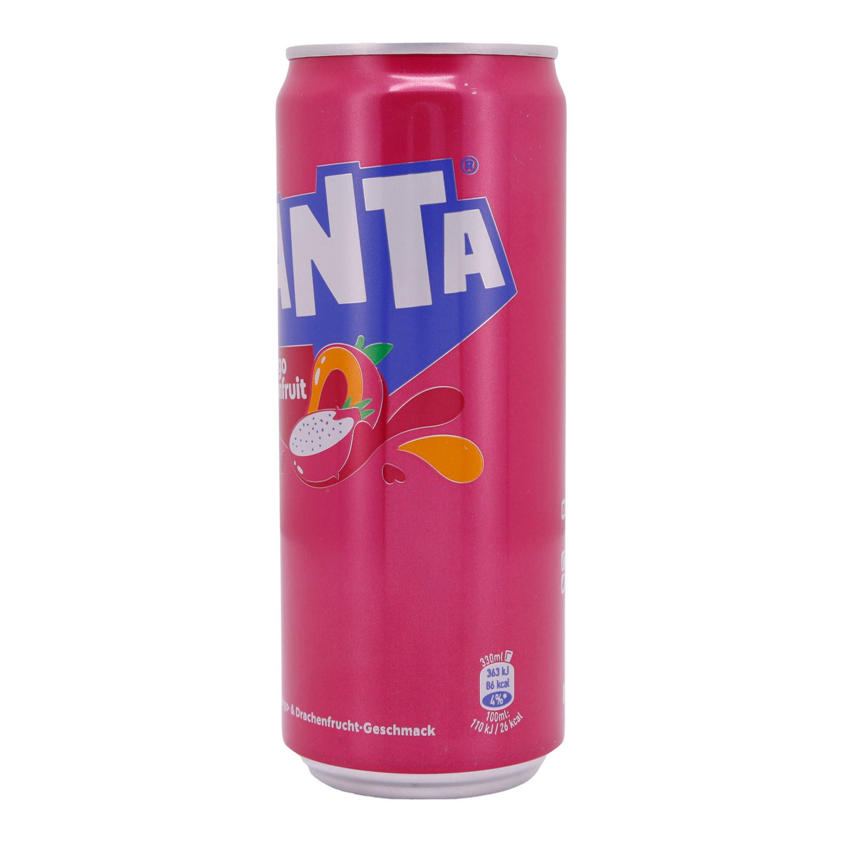 Erfrischungsgetränk Fanta | Mango Dragonfruit | Mit Mango- & Drachenfrucht-Geschmack | 330 ml FANTA