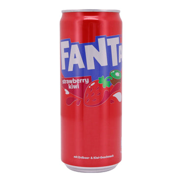 Erfrischungsgetränk Fanta | Strawberry Kiwi | Mit Erdbeer- und Kiwi-Geschmack | 330 ml FANTA