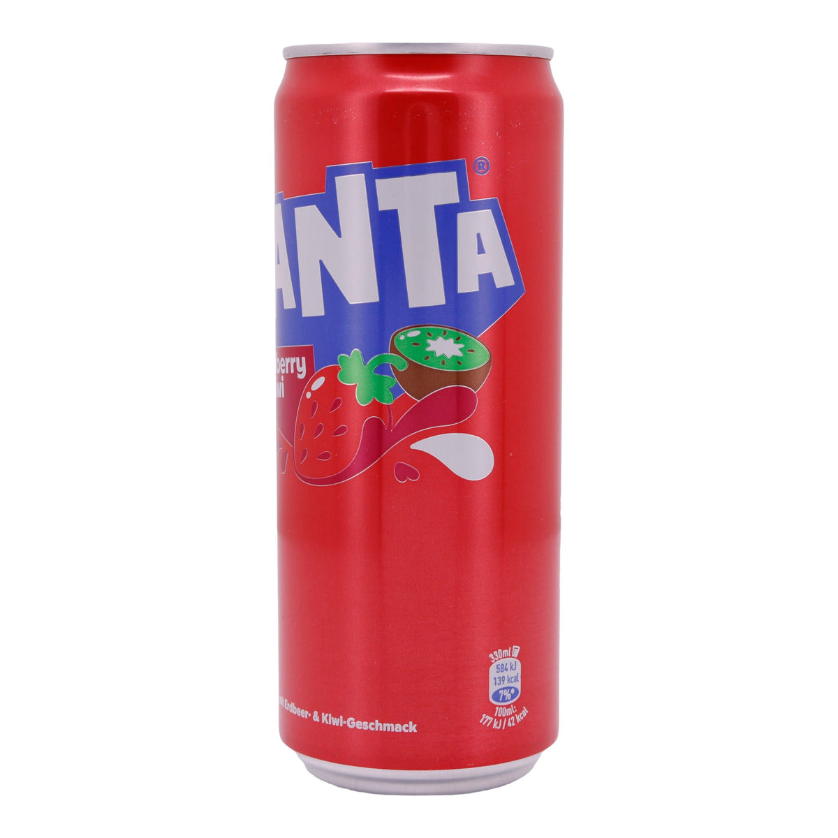 Erfrischungsgetränk Fanta | Strawberry Kiwi | Mit Erdbeer- und Kiwi-Geschmack | 330 ml FANTA