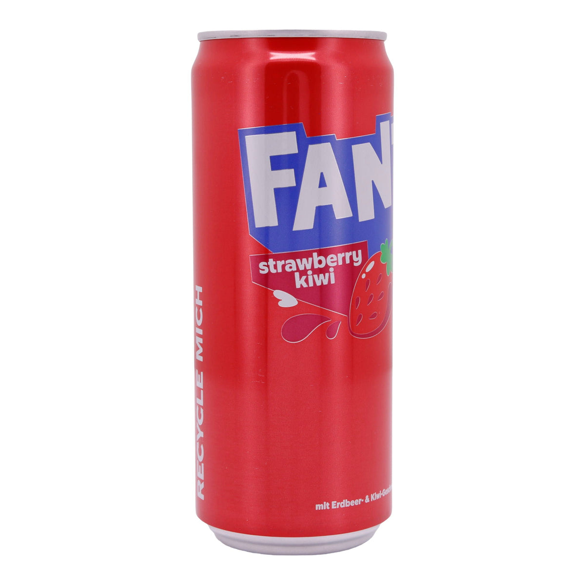 Erfrischungsgetränk Fanta | Strawberry Kiwi | Mit Erdbeer- und Kiwi-Geschmack | 330 ml FANTA
