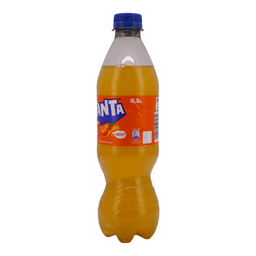 Frisdrank Fanta | Sinaasappel | Sprankelend | 0,5 L