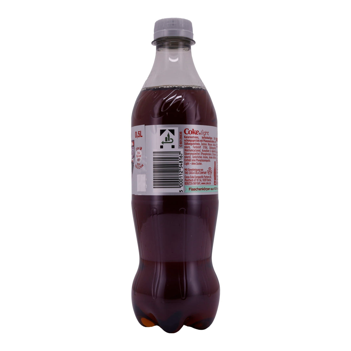 Erfrischungsgetränk Coca-Cola | Light | Ohne Zucker, klassischer Geschmack | 0,5 L COCA COLA