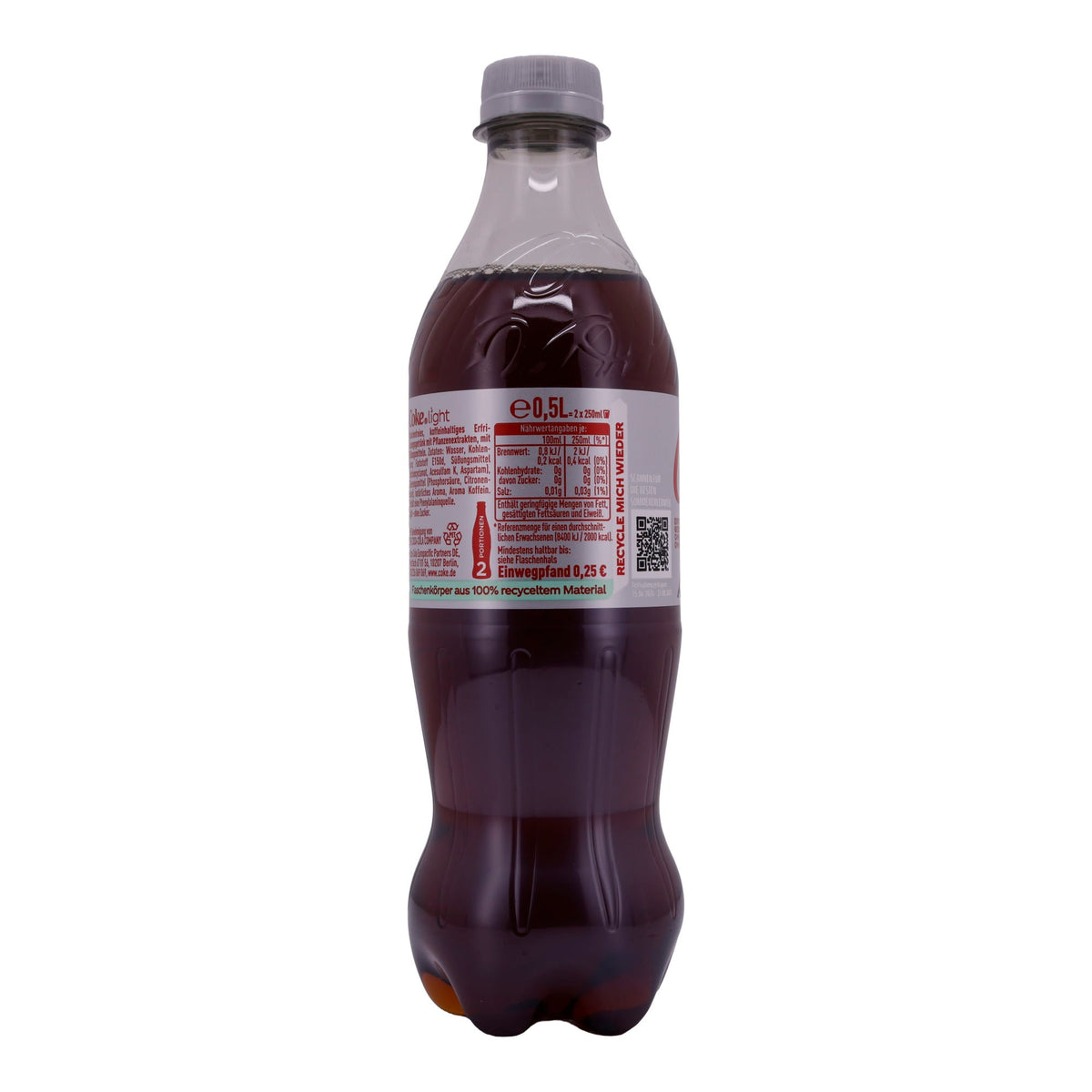 Erfrischungsgetränk Coca-Cola | Light | Ohne Zucker, klassischer Geschmack | 0,5 L COCA COLA