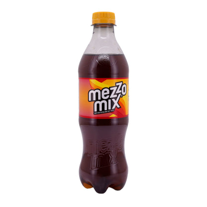 Bevanda rinfrescante Mezzo Mix | Bevanda | Miscela frizzante di cola e arancia | 0,5 l