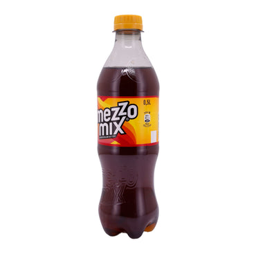 Frisdrank Mezzo Mix | Drank | Sprankelende mix van cola & sinaasappel | 0,5 l