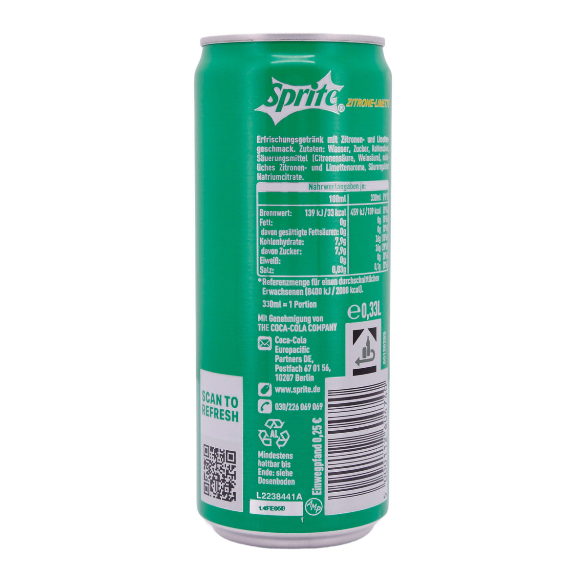 Erfrischungsgetränk | Sprite | Zitrone-Limette 0 | - SPRITE