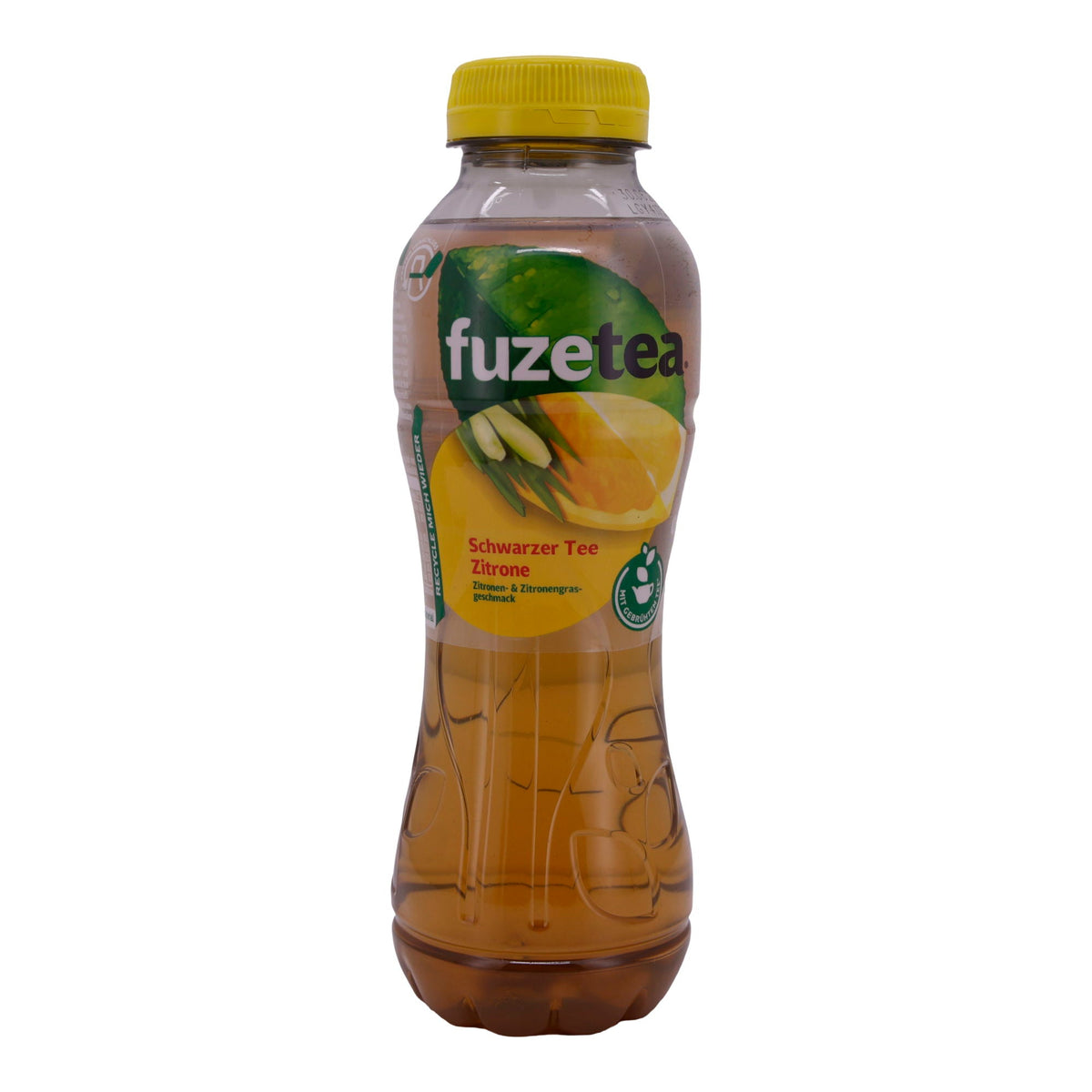 Schwarzer Tee Fuze Tea | Tee | Mit Zitrone und Zitronengrasgeschmack | 0,4 l – Erfrischendes Teegetränk FUZE TEA