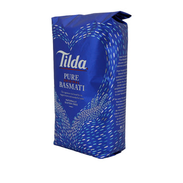 Rijst Tilda | Pure Original Basmati Rijst | Aromatisch, glutenvrij, perfect voor fijne gerechten | 1 kg