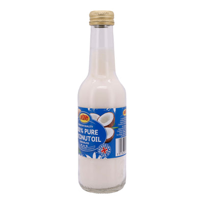 Kokosolie KTC | 100% Pure Kokosolie | Hoogwaardig, geurloos | 250 ml