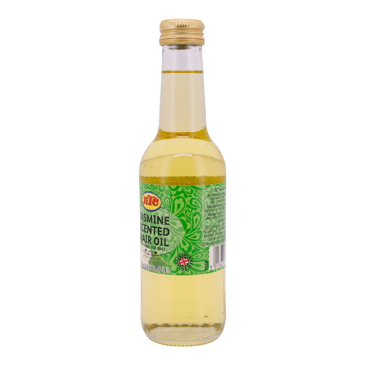 Pflegeöl KTC | Jasmine Scented Hair Oil | Mit Jasmin-Duft, für gesundes & glänzendes Haar | 250 ml