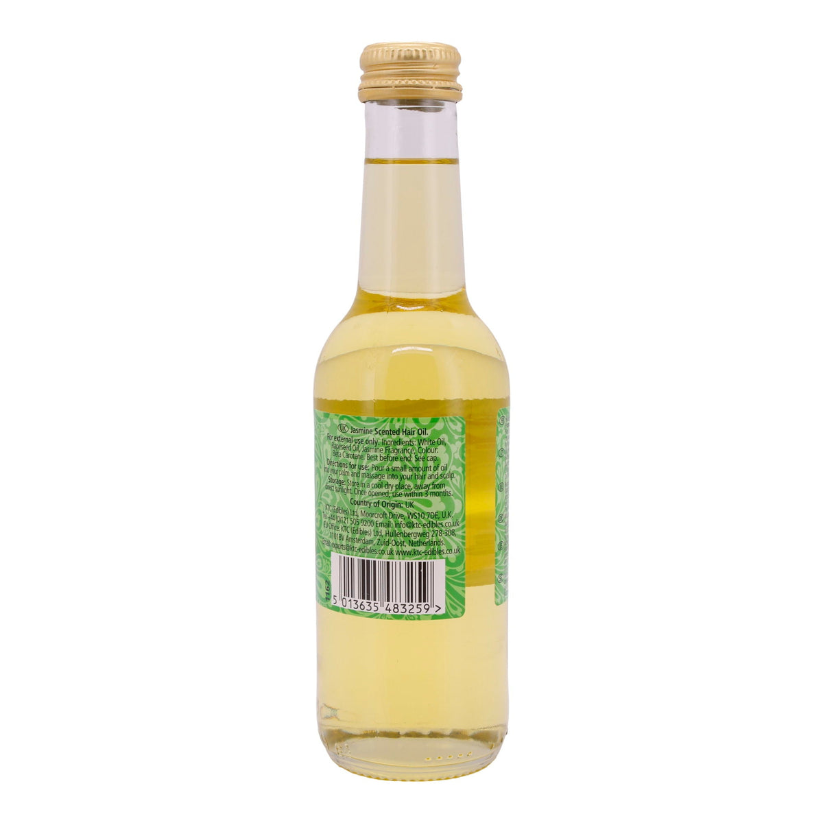 Pflegeöl KTC | Jasmine Scented Hair Oil | Mit Jasmin-Duft, für gesundes & glänzendes Haar | 250 ml KTC
