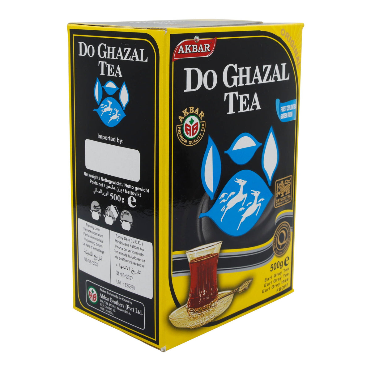 Tee Do Ghazal | Earl Grey | Aromatischer Schwarztee | 500 g DO GHAZAL