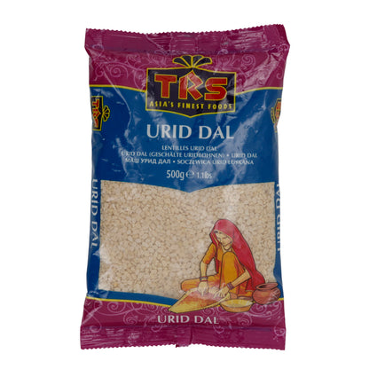 Linsen TRS Urid Dal | schwarzgraue Linsen | Hülsenfrüchte | 500 g