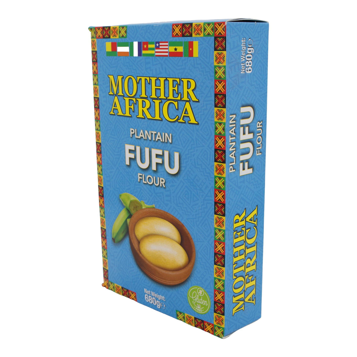 Plantain Fufu Flour Mother Africa | Glutenfreies Mehl | Für Fufu-Zubereitung | 680 g