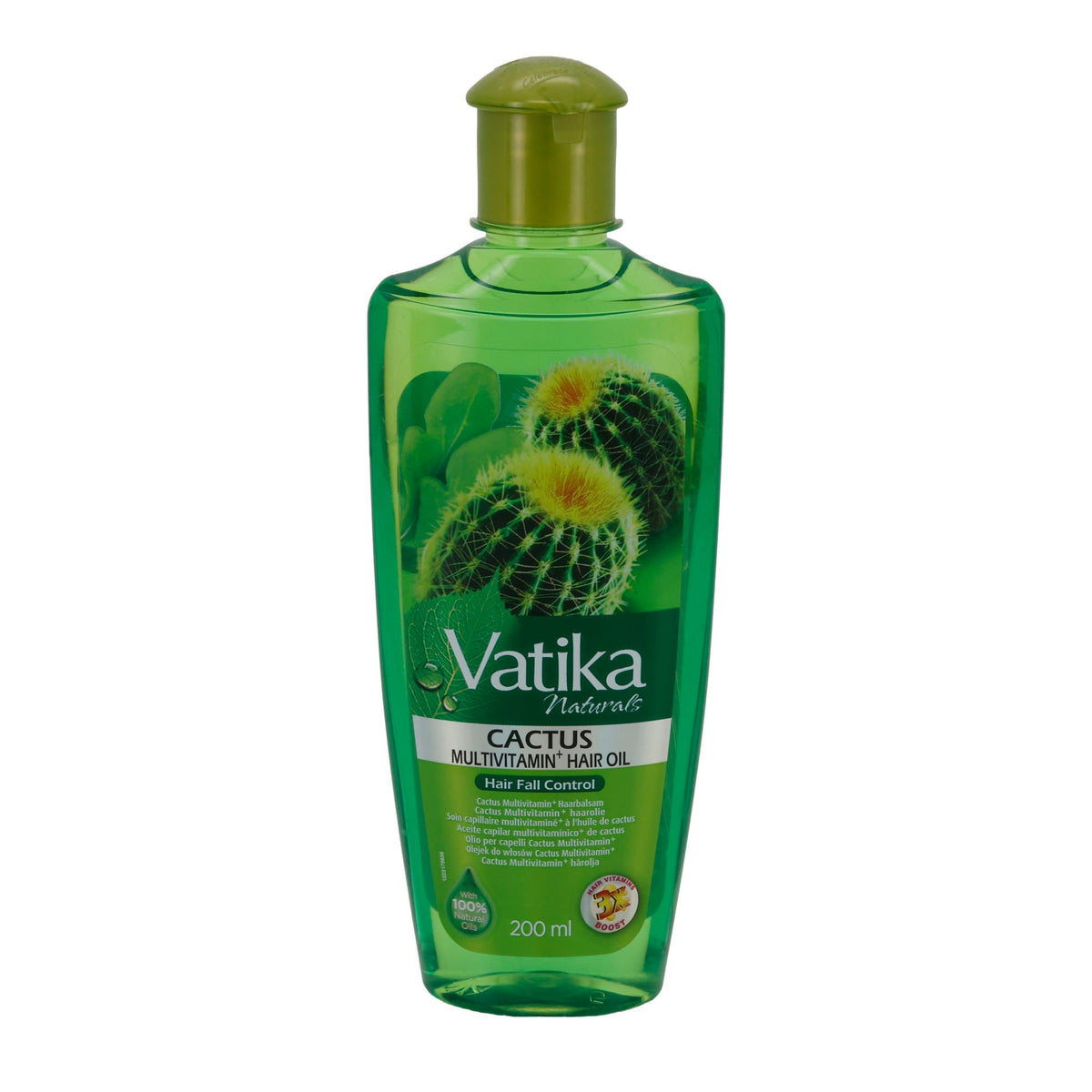 Haaröl Vatika Naturals Kaktus Haaröl | Intensive Feuchtigkeit | 200 ml