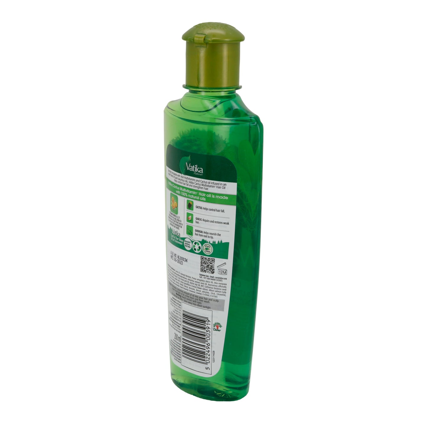 Haaröl Vatika Naturals Kaktus Haaröl | Intensive Feuchtigkeit | 200 ml